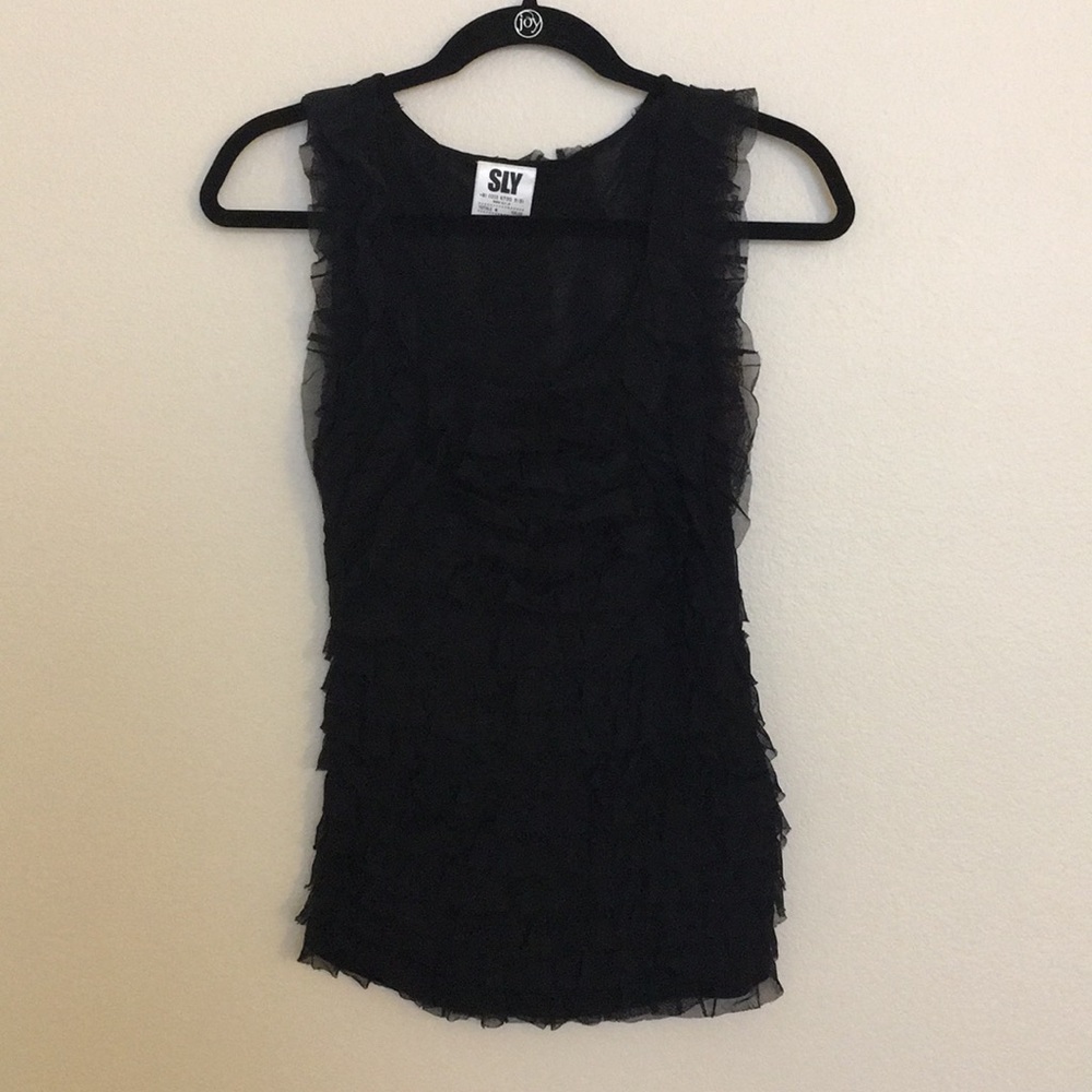 Layered Black Tank Top